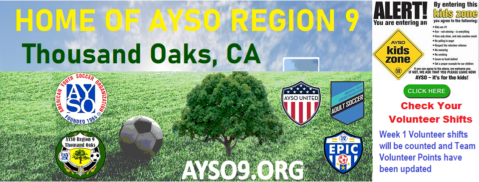 Home Of AYSO Region 9